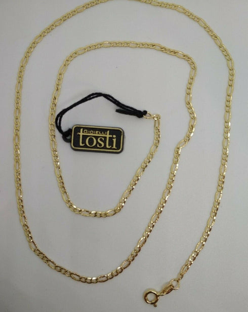 Collana oro giallo 18 kt unisex catena maglia 60 cm 3,80 gr | Gioiellitosti.it